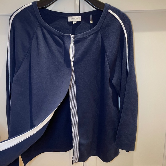 Kinross 2-Button Cotton Cardigan - Picture 2 of 10